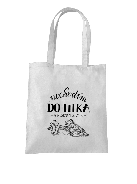 B12: Nechodim do fitka taška White