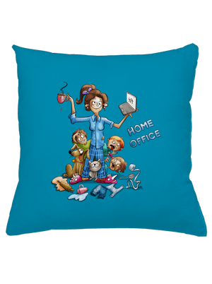 Maminčin home office polštář Blue Turquoise