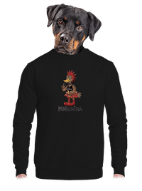 unisex mikina bez kapuce