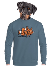 unisex mikina bez kapuce