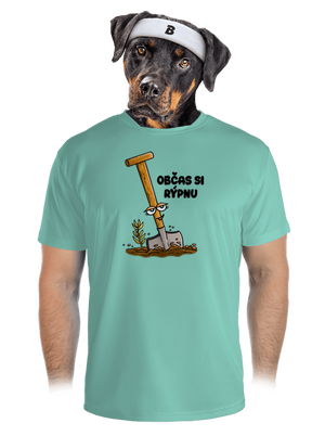 Občas si rýpnu pánské sportovní tričko Mint Mal