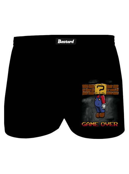 Game over pánské trenky Black