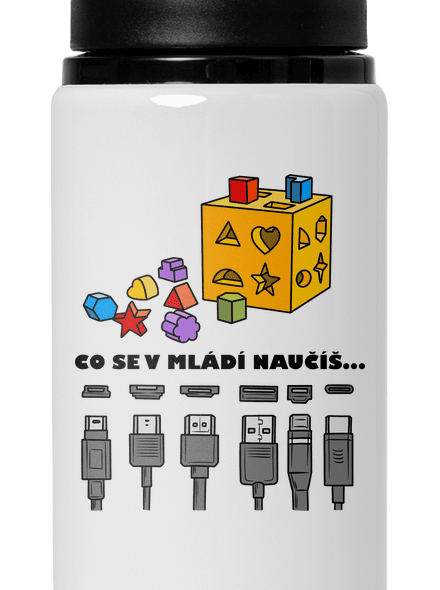 Co se v mládí naučíš lahev na vodu White