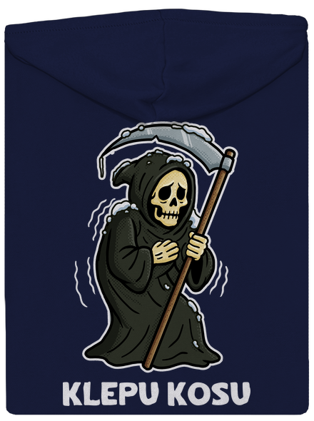 Klepu kosu pánská mikina na zip Navy
