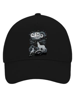 Vlčí árie kšiltovka baseballka Black