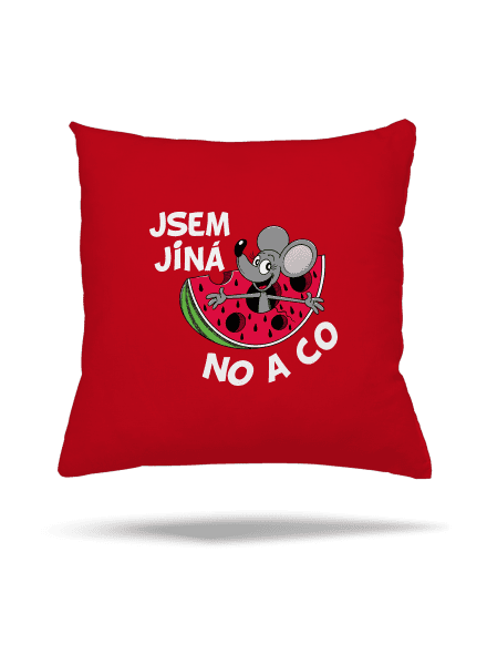 Jsem jiná polštář Red