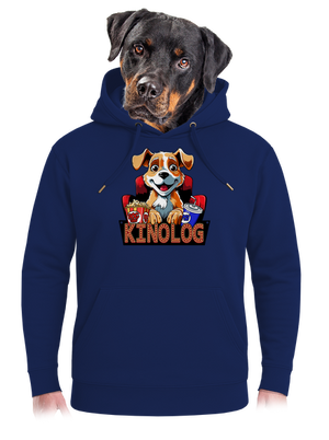 Kinolog unisex mikina premium Navy
