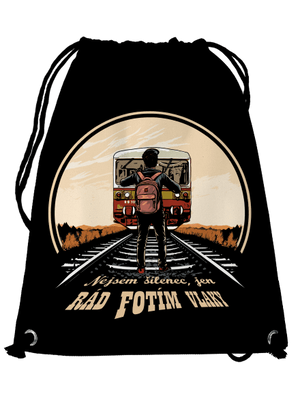 Fotím vlaky vak Black