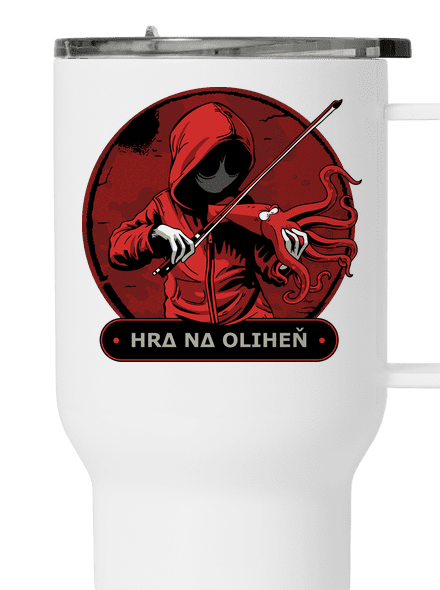 Hra na oliheň termohrnek White