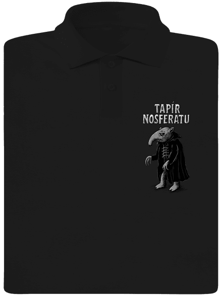 Tapír Nosferatu pánská polokošile Black