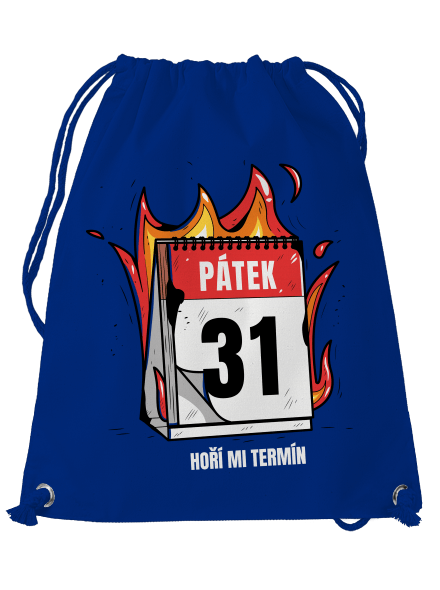 Hoří mi termín vak Royal Blue Mal