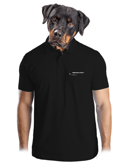 5 Samyc pánská polokošile Black