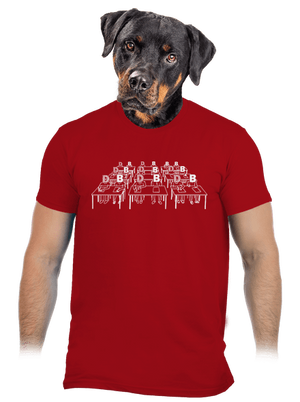 Cimrman: Debil, blbeček pánské tričko Red