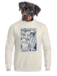 unisex mikina bez kapuce