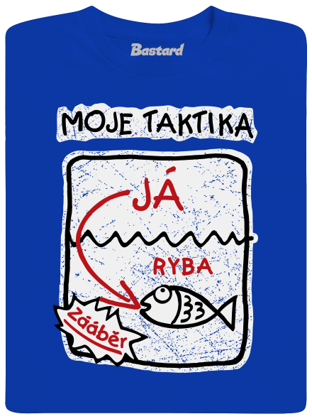 Rybářská taktika dětské tričko Royal Blue