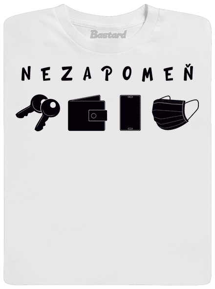 Nezapomeň pánské dlouhý rukáv White