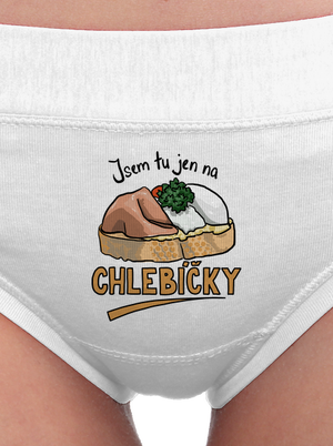 Na chlebíčky dámské kalhotky White