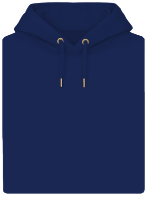 Bez potisku unisex mikina premium Navy