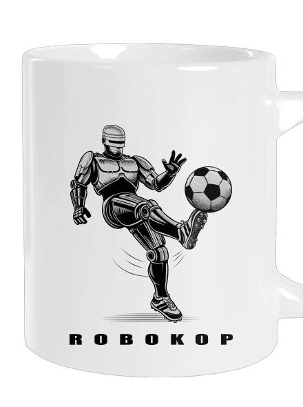 Robokop velký hrnek White