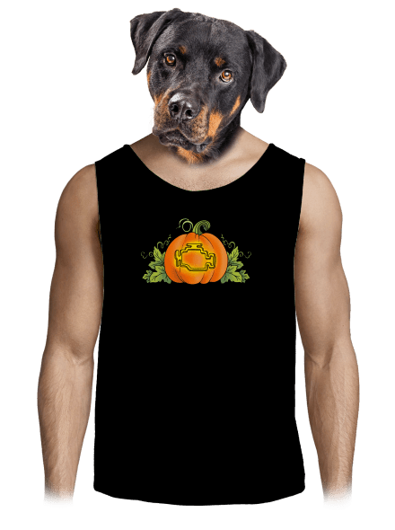 Strašidelný Halloween pánské tílko Black
