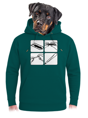 Joint unisex mikina premium Emerald Green