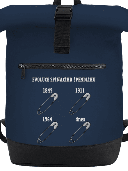 Evoluce spínacího špendlíku batoh French Navy