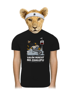 Valím na chalupu dětské sportovní tričko Black