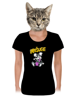 Myšuge dámské tričko Black