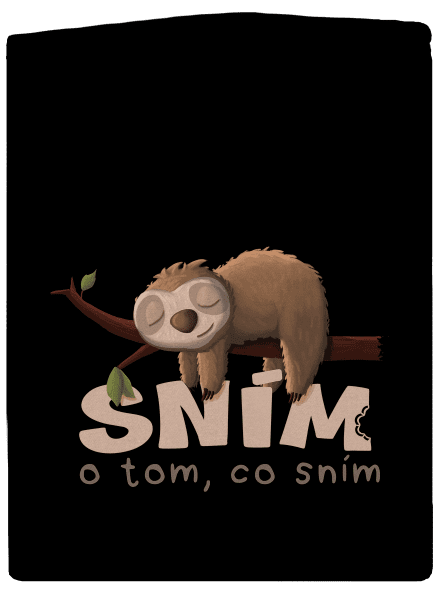 Sním o tom, co sním pánská mikina na zip Black