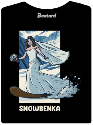 Snowbenec a snowbenka dámské tričko Black