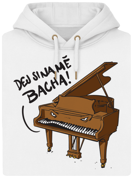 Dej si bacha unisex mikina premium Snowwhite
