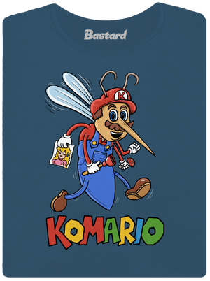 Komario dámské tričko premium Petrol Blue