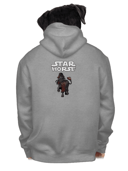 Star horse pánská mikina na zip Light Melange