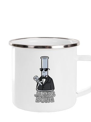James Bong plecháček White