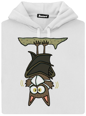 Nanopýr dámská mikina klokanka White