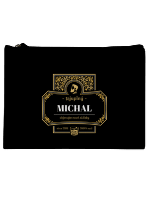 Alkoholová etiketa taštička Black