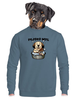 unisex mikina bez kapuce