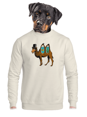 unisex mikina bez kapuce