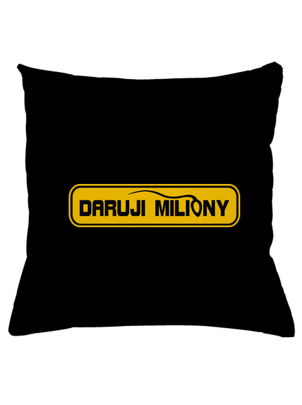 Miliony polštář Black