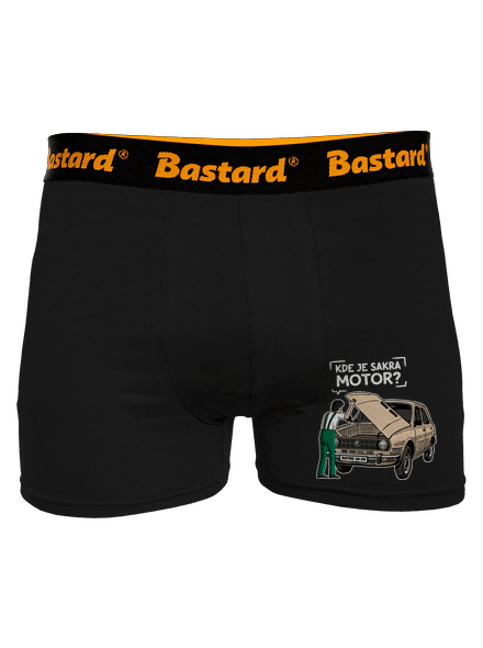 Kde je motor? boxerky Black