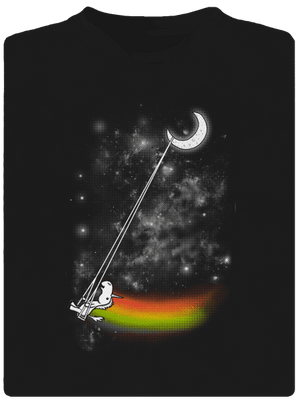 Unicorn Universe pánské sportovní tričko Black