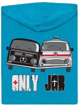 Konkurence dámská mikina na zip Blue Atol