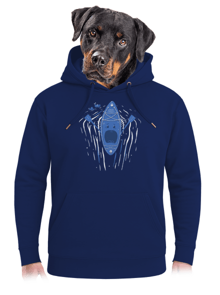 Ahhhh! unisex mikina premium Navy