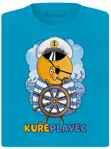 Kuřeplavec dámské sportovní tričko Blue Atol
