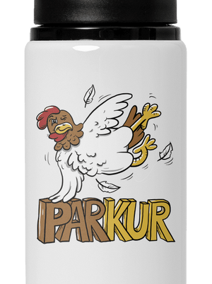 Parkur lahev na vodu White