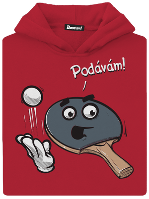 Podávám odpal dětská mikina klokanka Fire Red