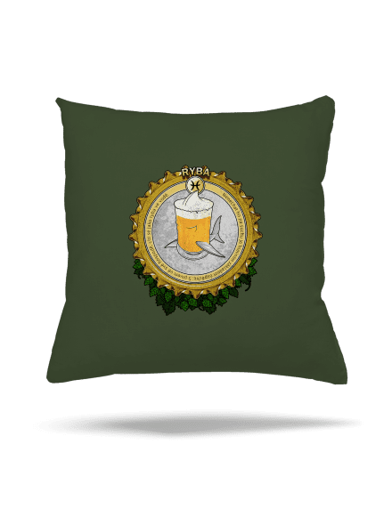 Pivní horoskop: Ryba polštář Olive Green