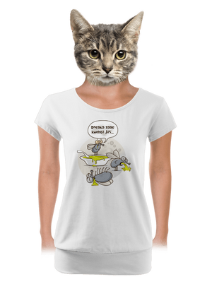 dámské tričko s lemem