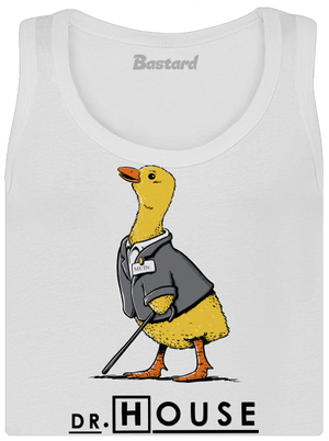 Dr. House dámské tílko klasické White