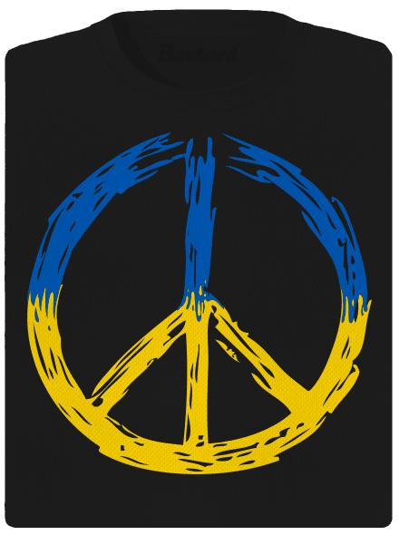 Ukrajina - Peace dámské sportovní tričko Black